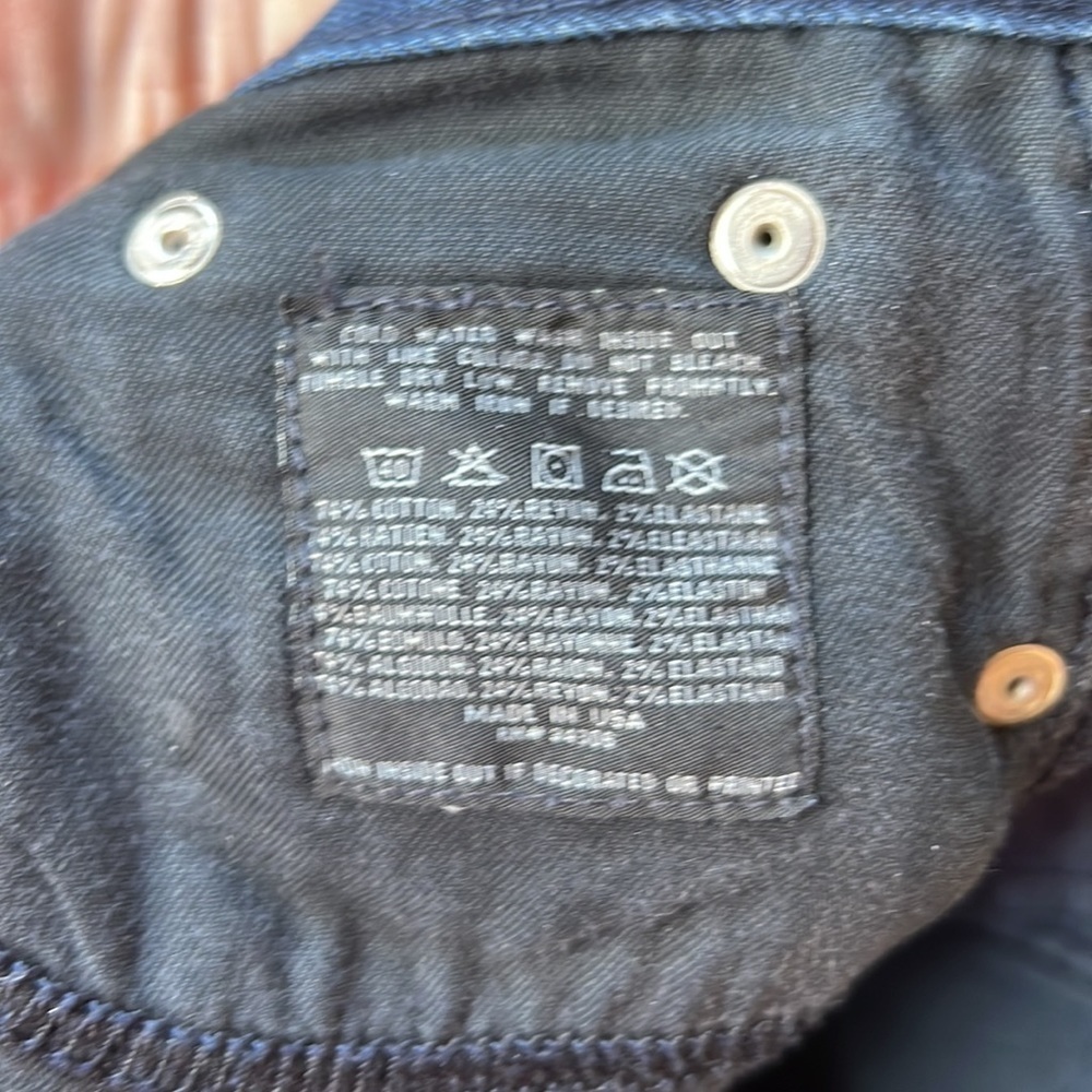 Ralph Lauren 380 Yellow Label Bootcut Jeans Size 28 Dark Wash Premium Denim EUC - Picture 8 of 8